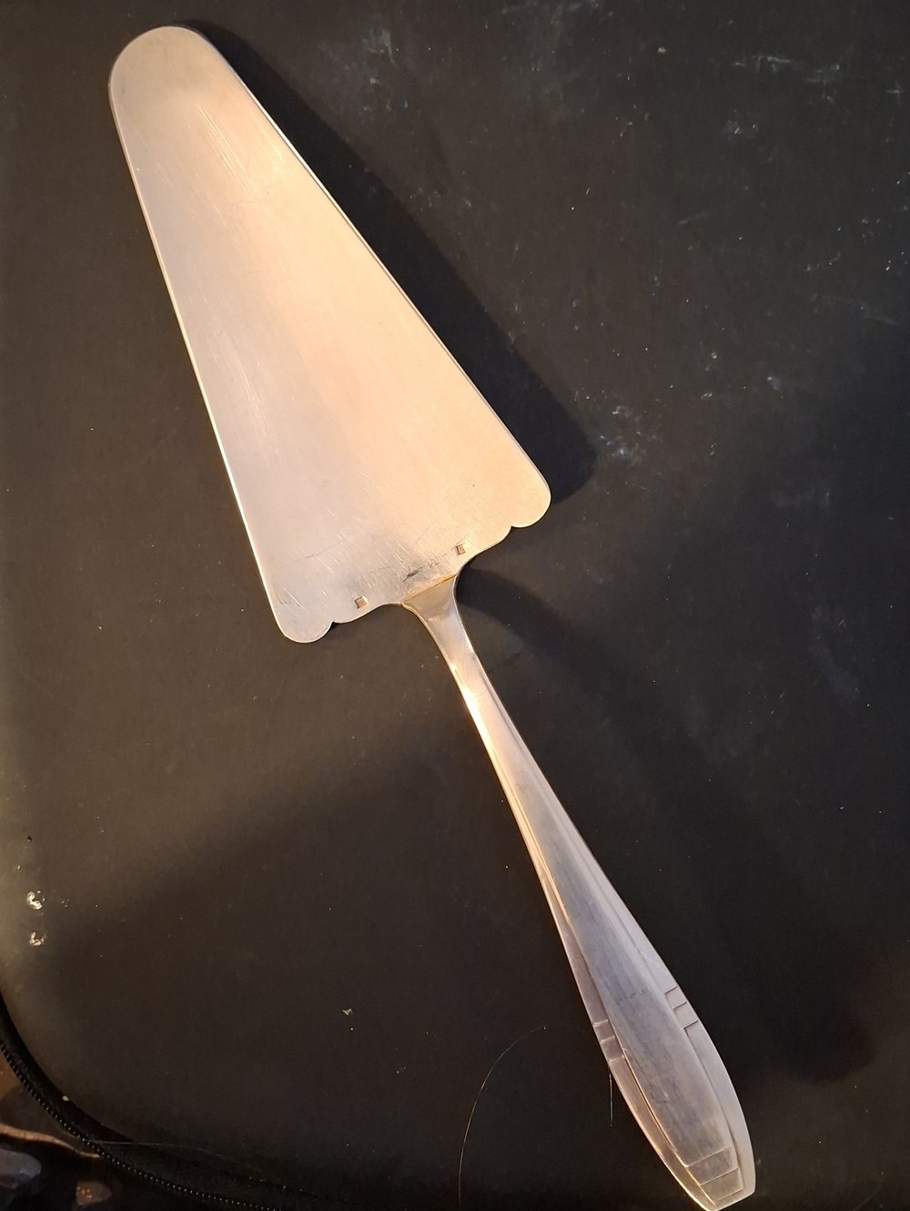 Antique Art Deco MAULLE MORT Silver Plated Pie Lifter